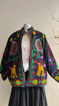 Giacca Boho con Tasche Laterali