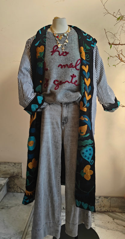 Giacca Boho lungo
