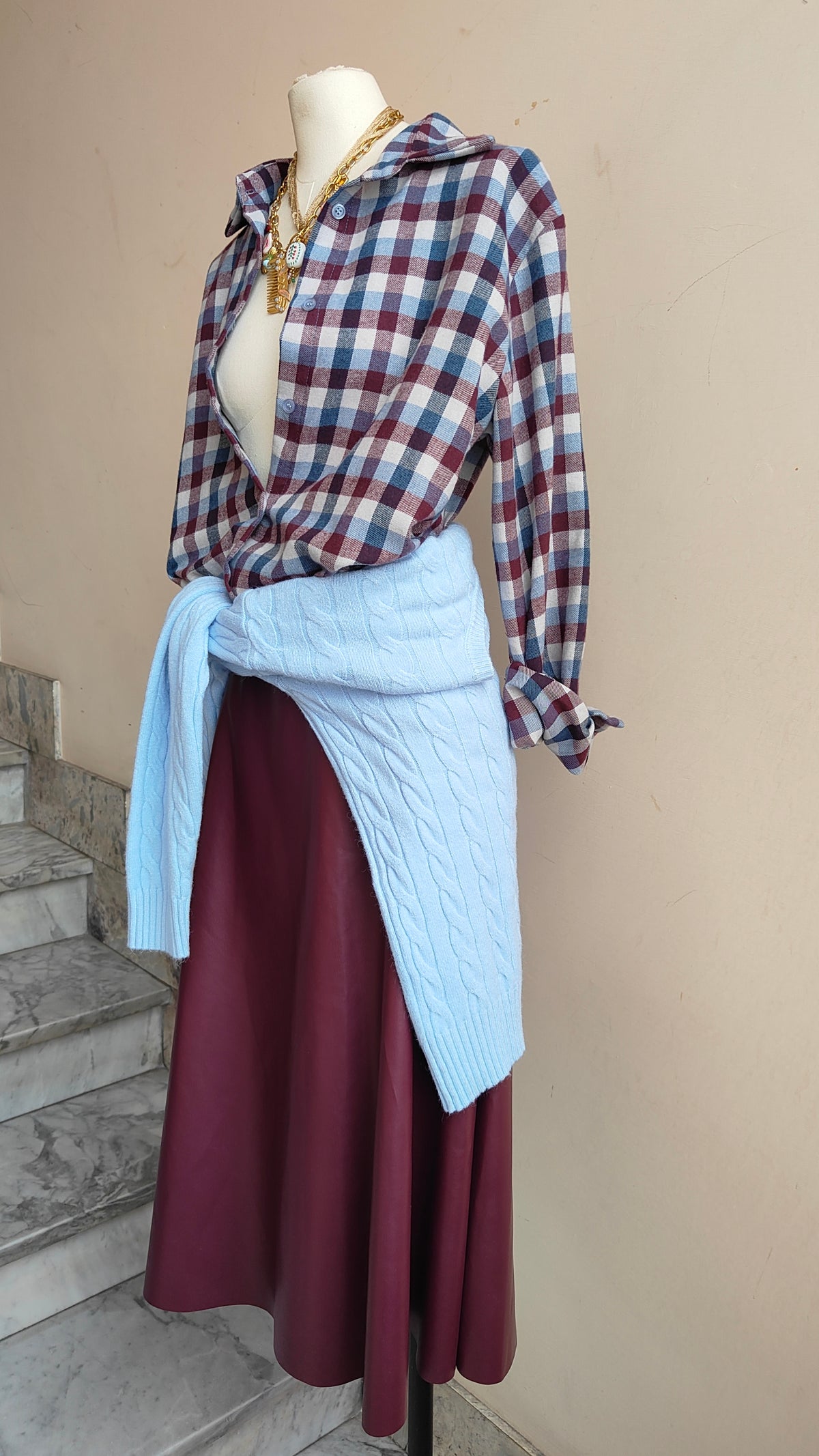 CAMICIA CHECK OVERSIZE