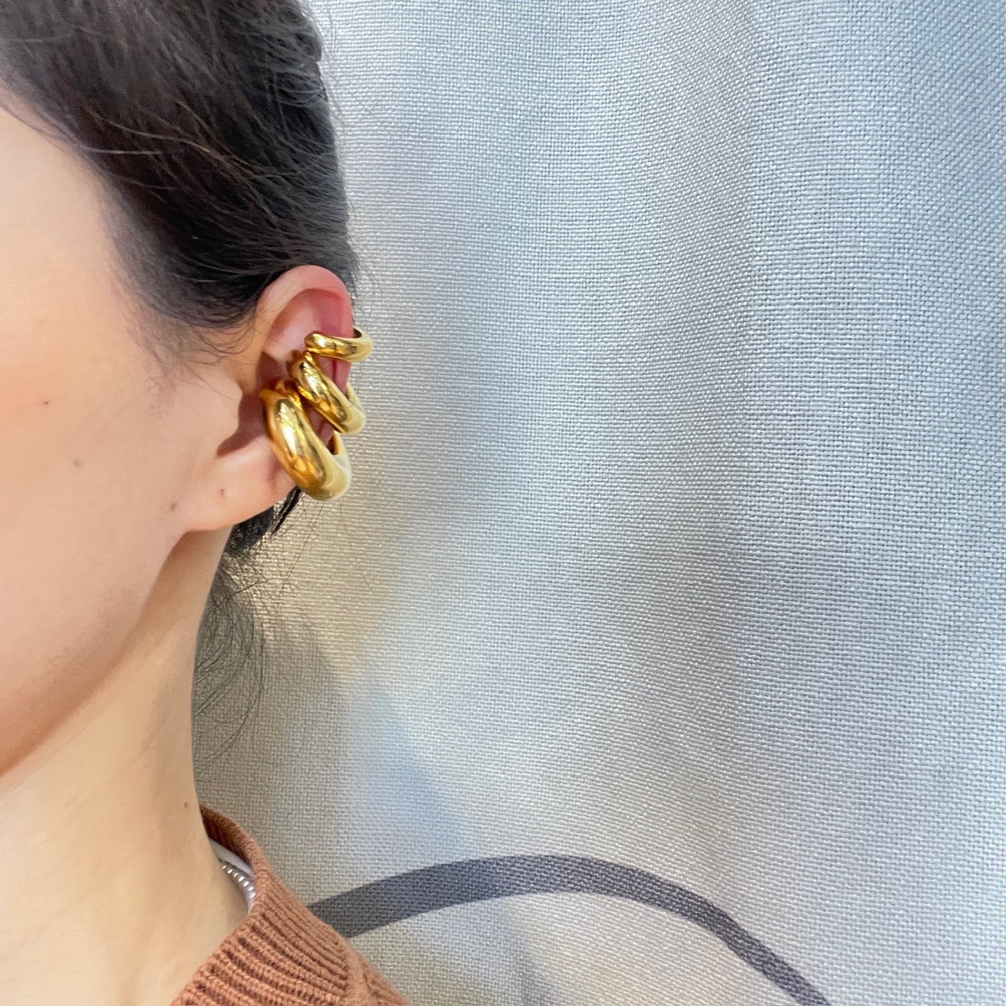 Earcuff cerchio bombato