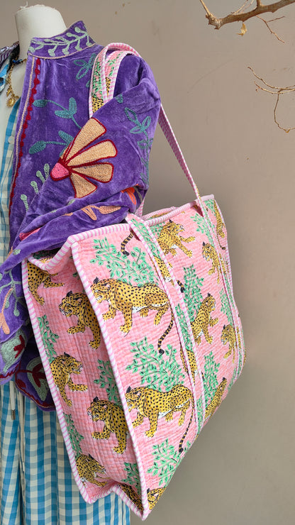 Borsa Trapuntata in Cotone – Maxi