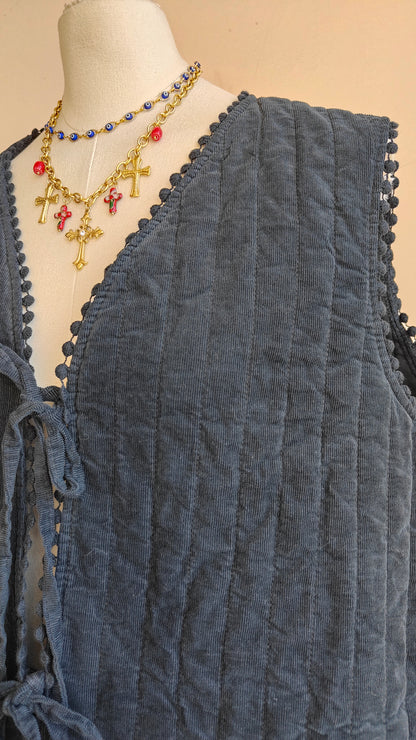Gilet Trapuntato in Cotone