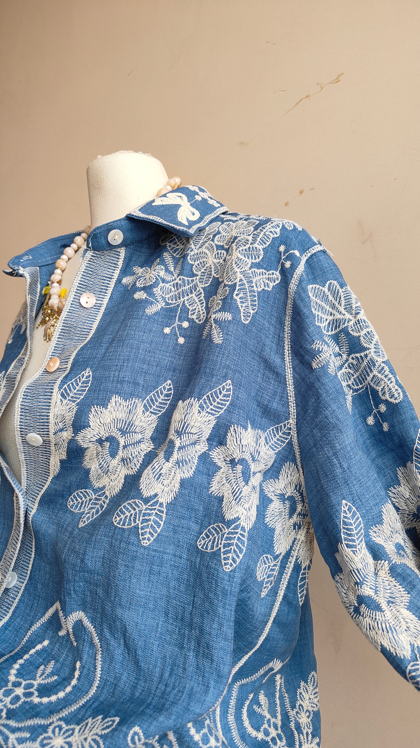 Camicia Ricamo Eterea