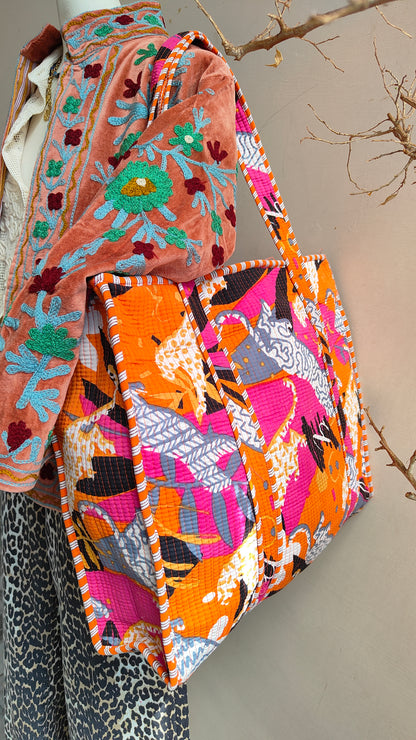 Borsa Trapuntata in Cotone – Maxi