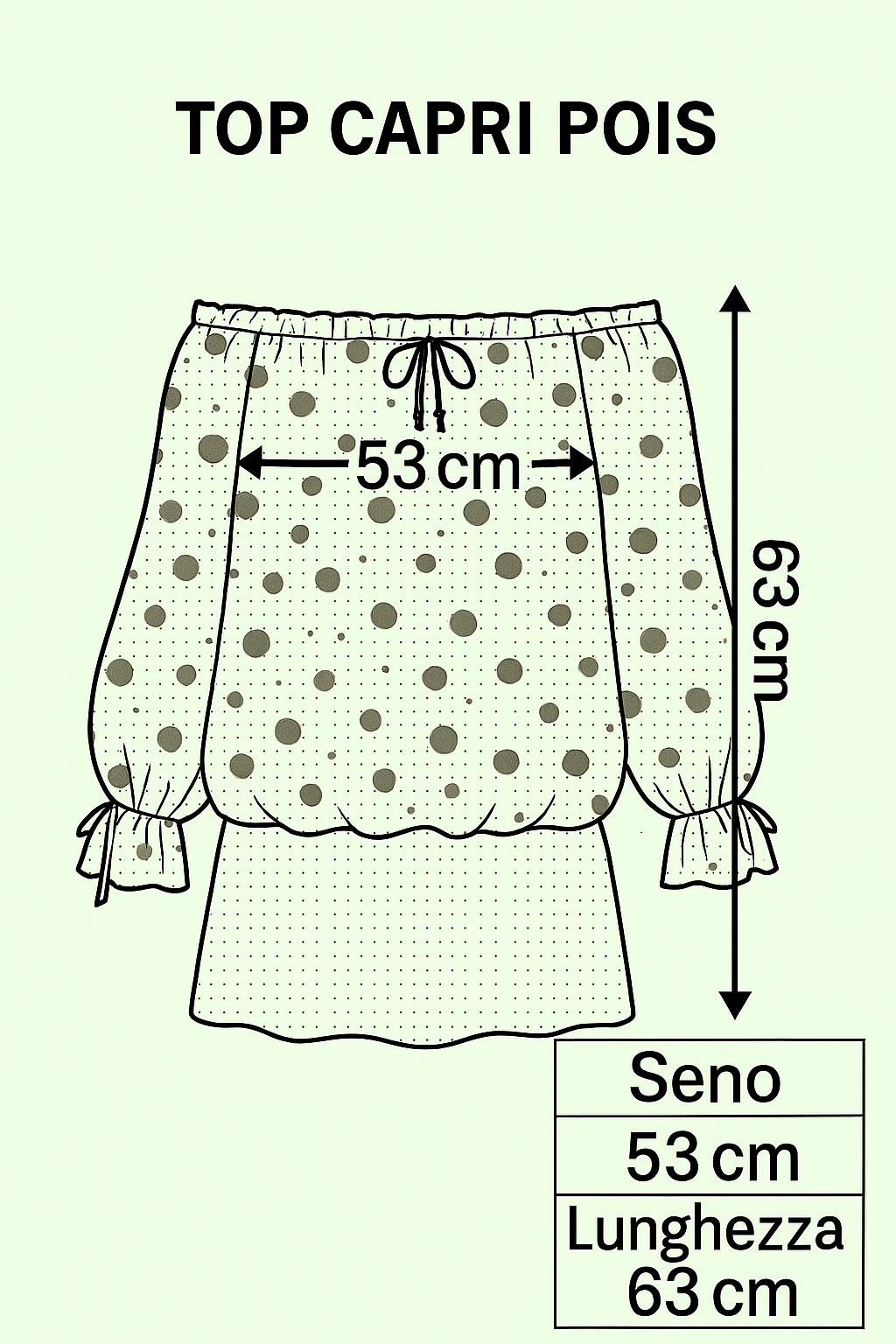 Blusa Capri Pois