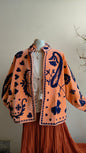 Giacca Boho con Tasche Laterali