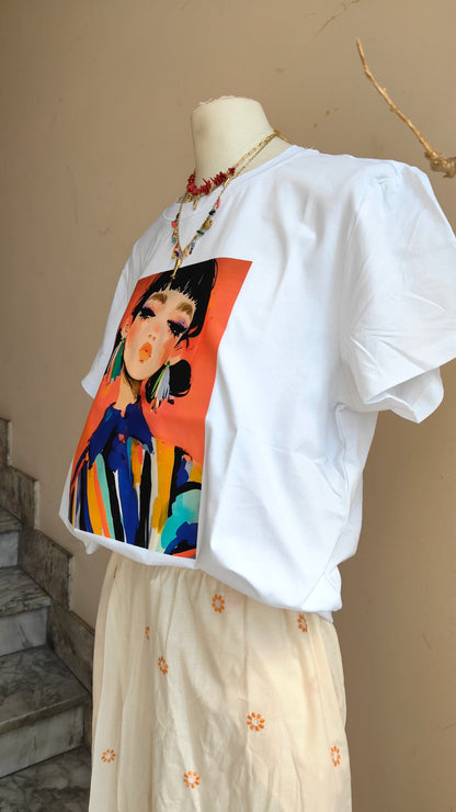 T-shirt Ritratto