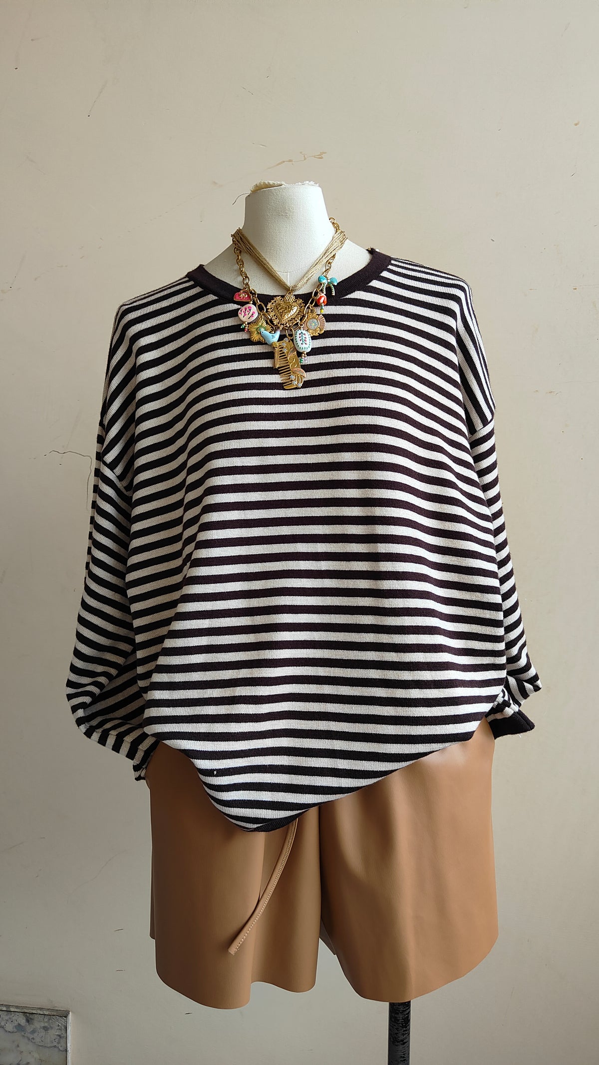 Maglia Over a Righe