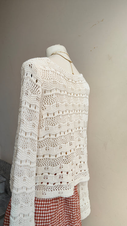 Cardigan Fili di Nuvol in cotone