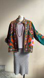 Giacca Boho con Tasche Laterali