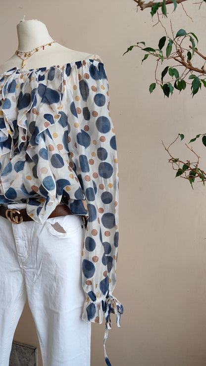 Blusa Capri Pois
