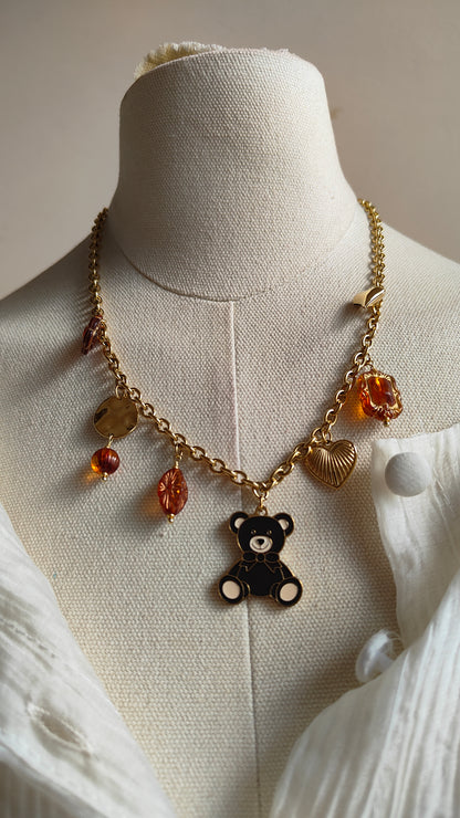 Collana Teddy Charm