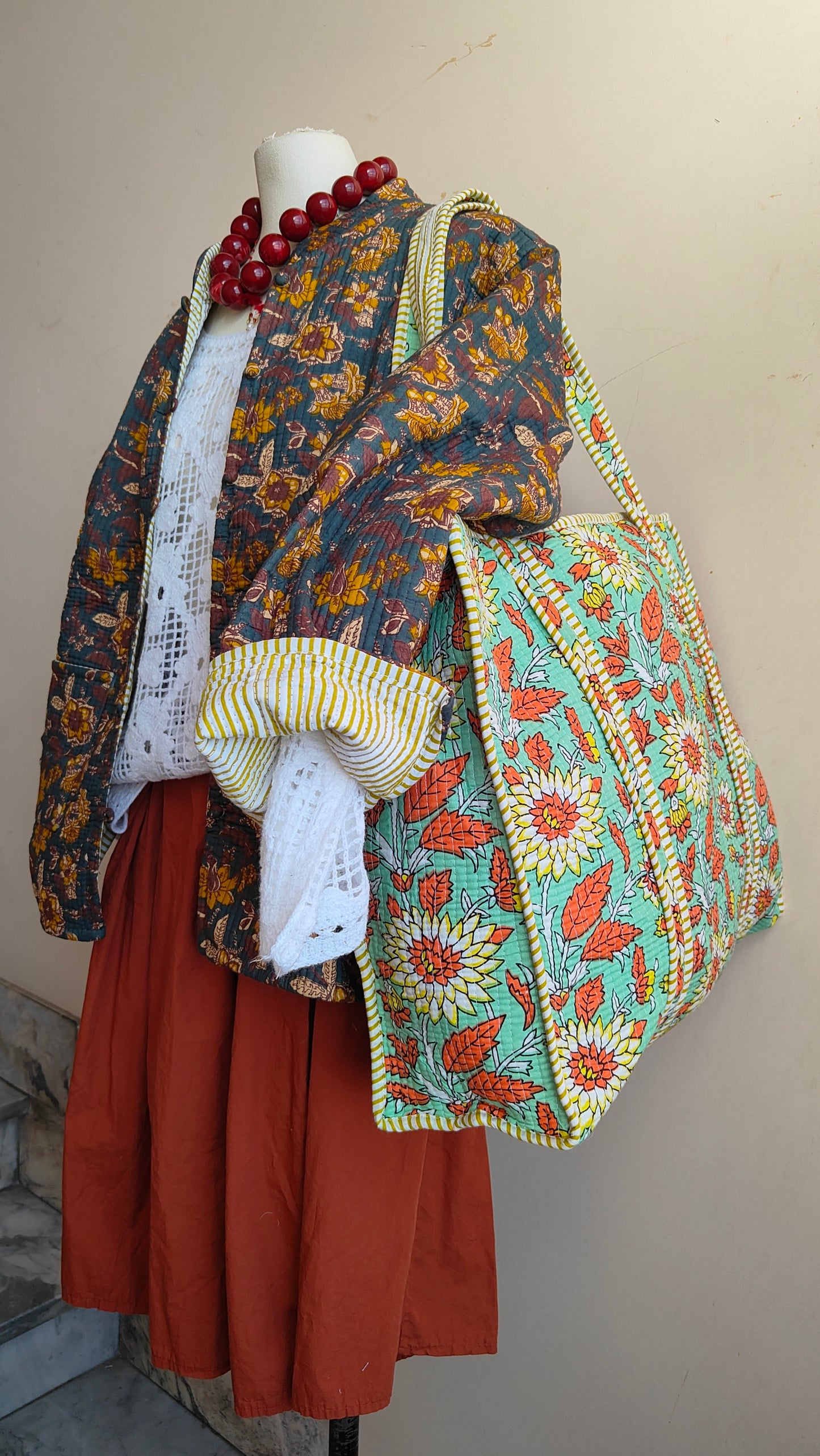 Borsa Trapuntata in Cotone – Maxi