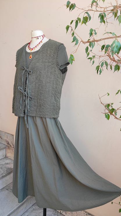 Gilet Trapuntato in Cotone