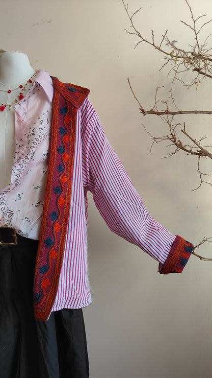 Giacca Boho tasche Canapa