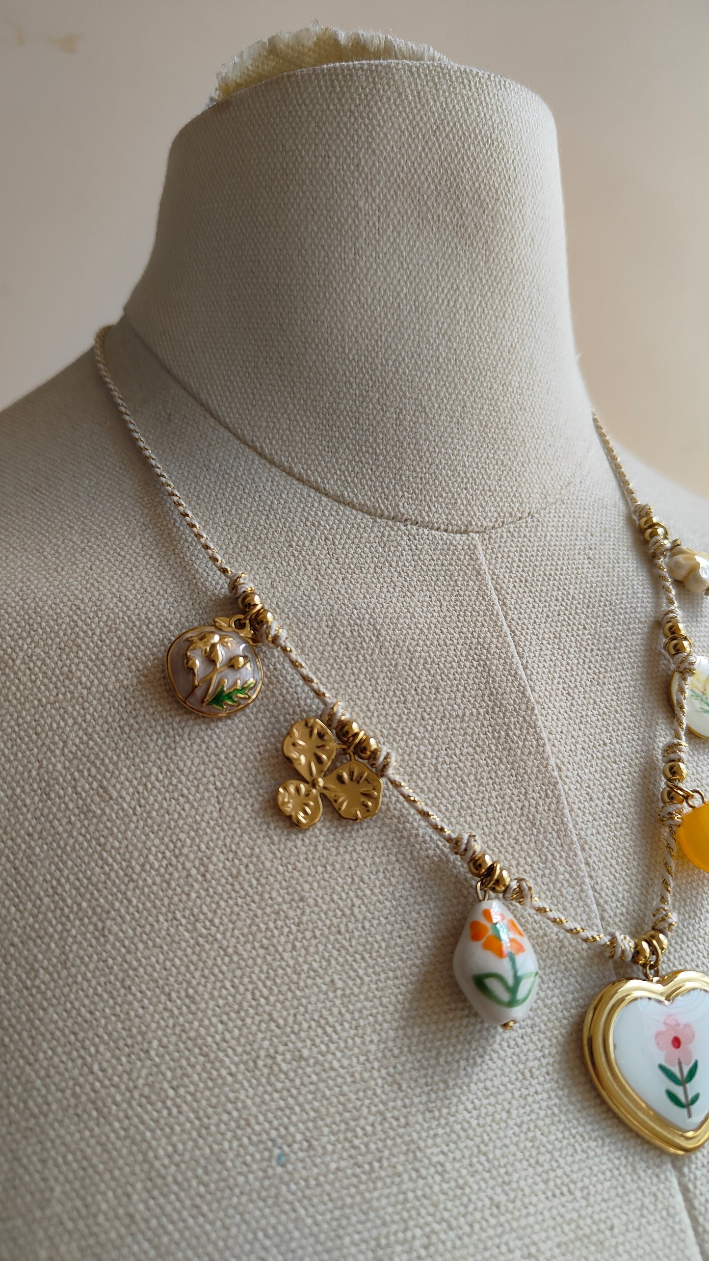 Collana Cuore Botanico