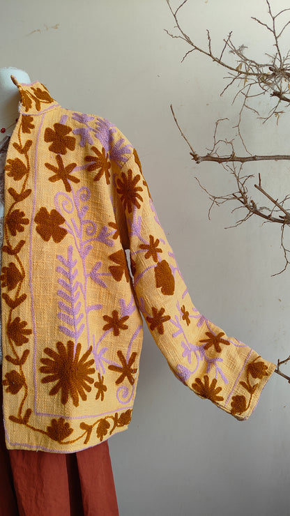 Giacca Boho tasche Canapa
