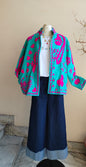 Giacca Boho con Tasche Laterali