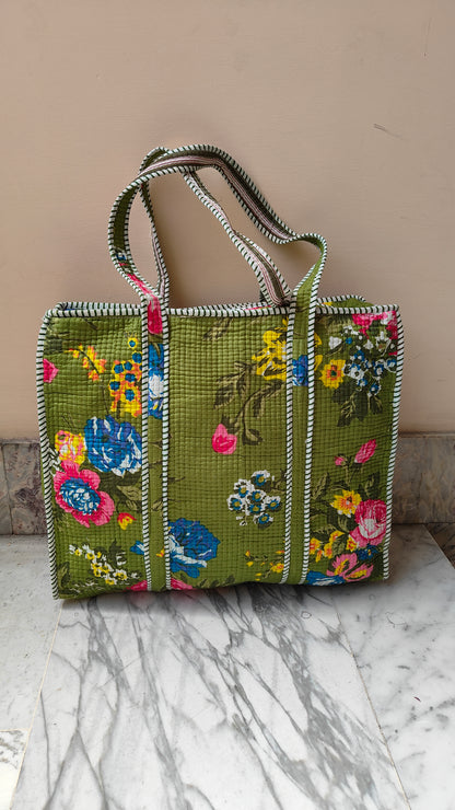 Borsa Trapuntata in Cotone – Maxi