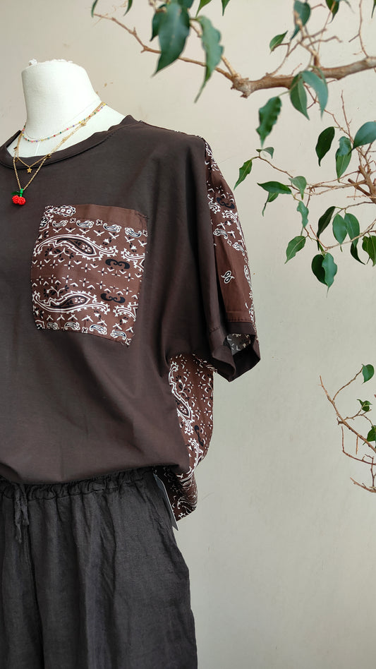 T-shirt Bandana Cioccolato