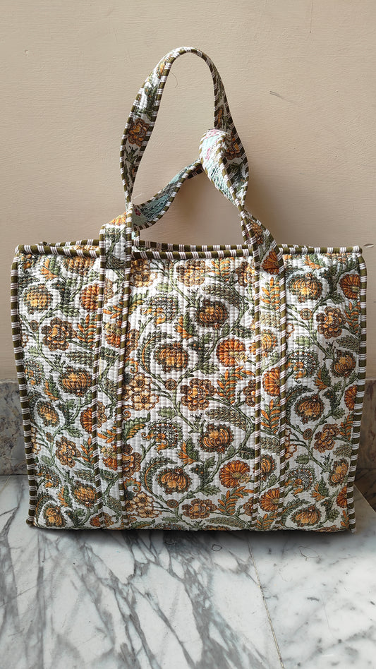 Borsa Trapuntata in Cotone – Maxi