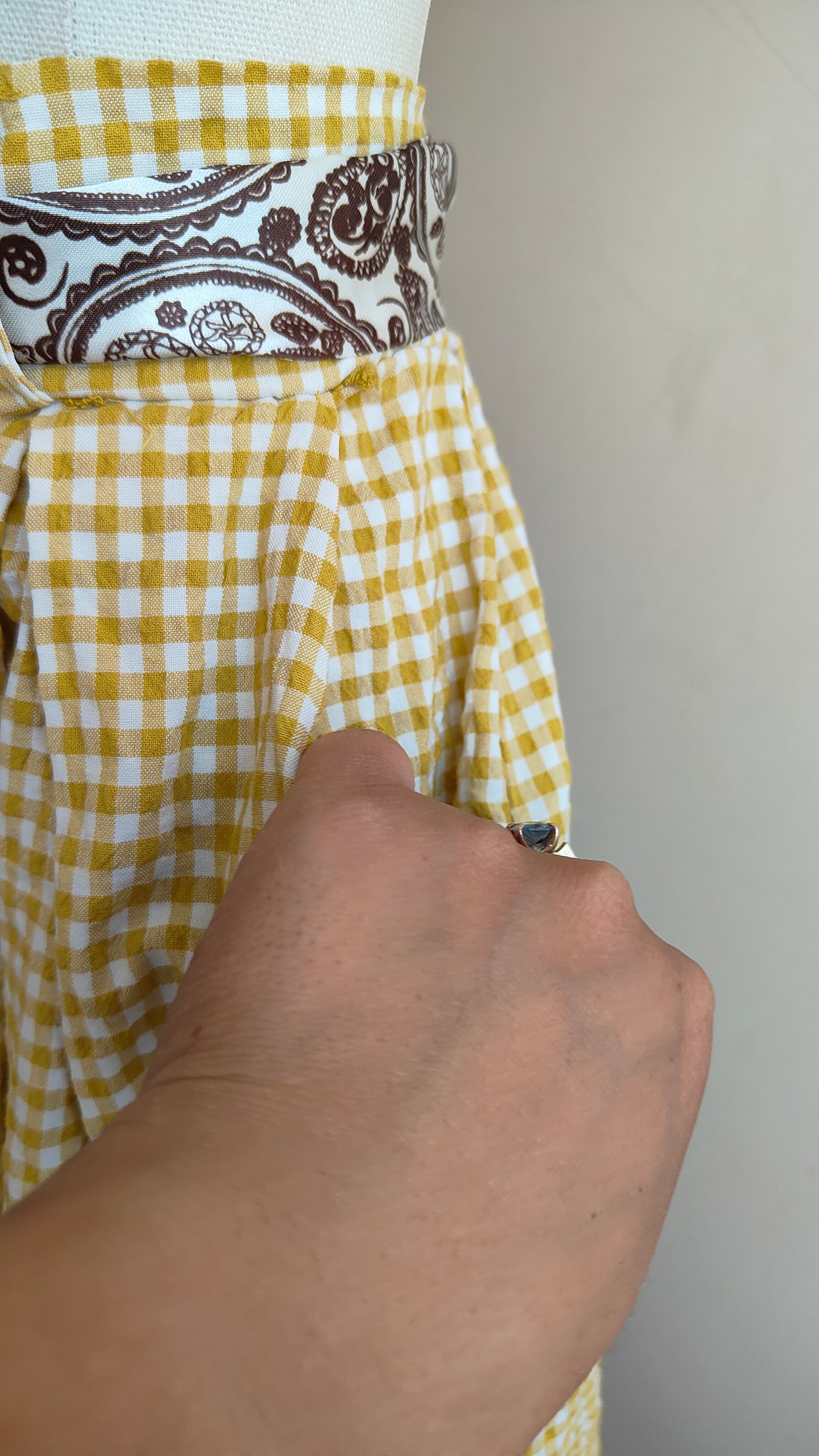 Gonna Pantalone Vichy Romance