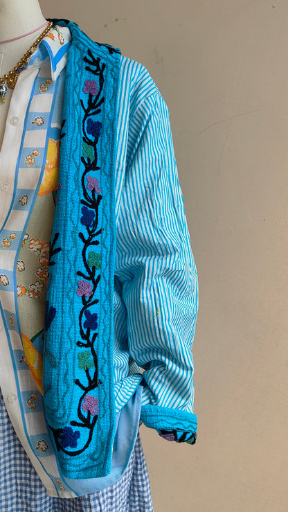 Giacca Boho tasche Canapa