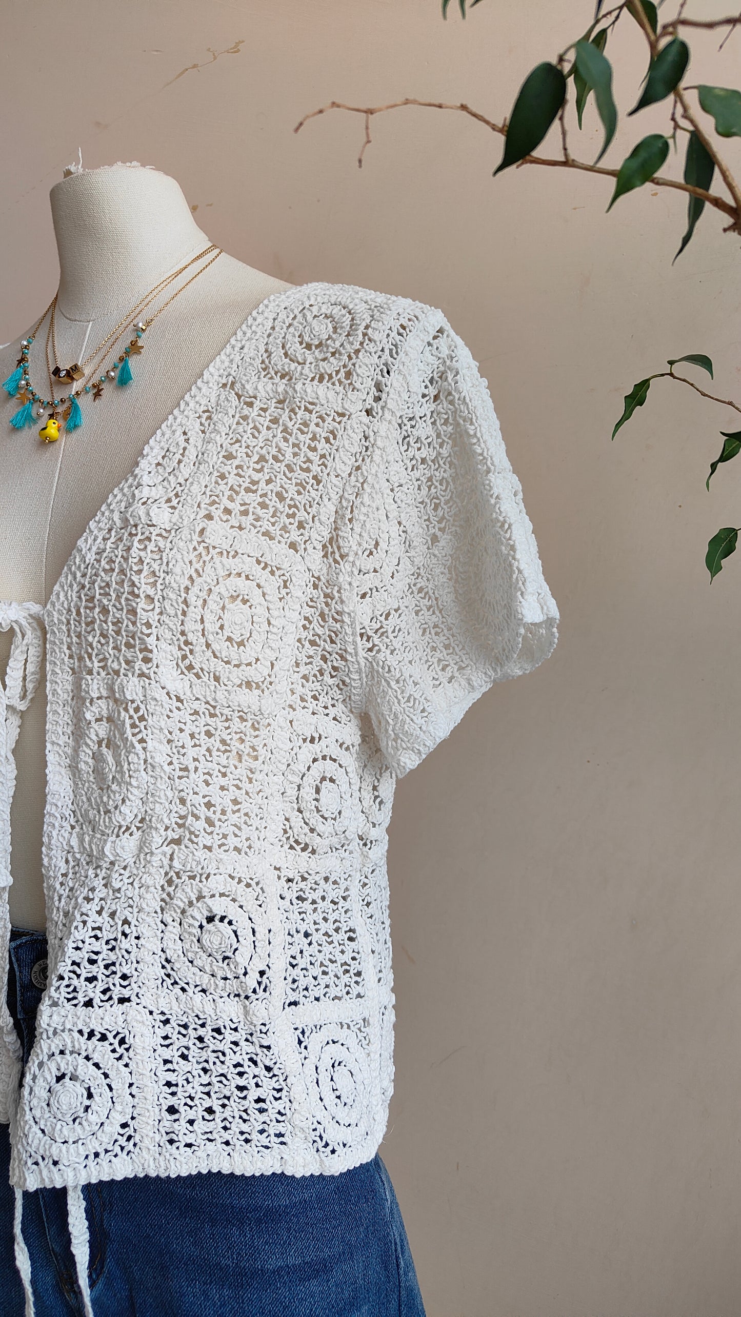 Cardigan Sole di Pizzo