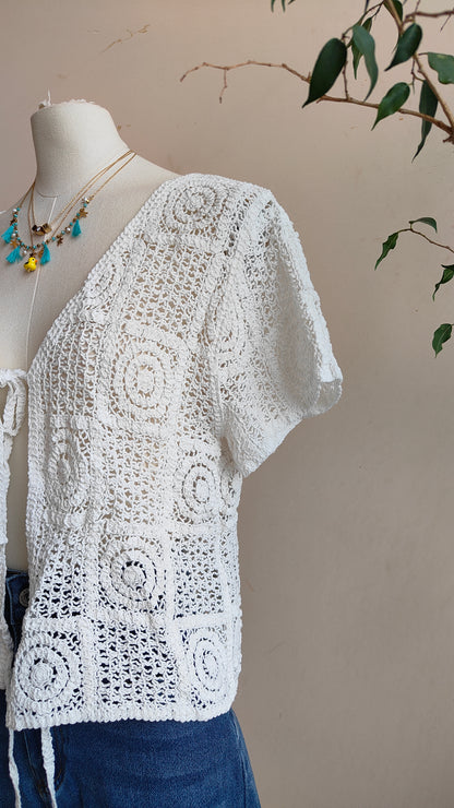 Cardigan Sole di Pizzo