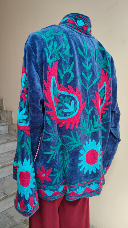 Giacca Boho con Tasche Laterali