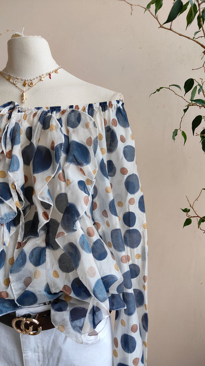 Blusa Capri Pois