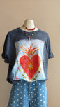 T-shirt Corazón Viva