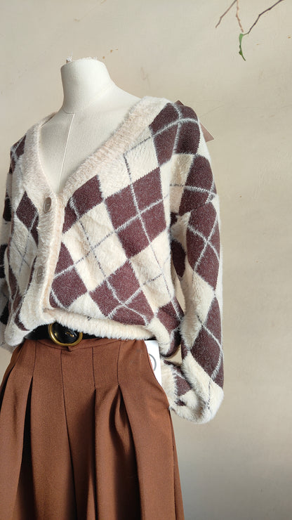 Cardigan rombi
