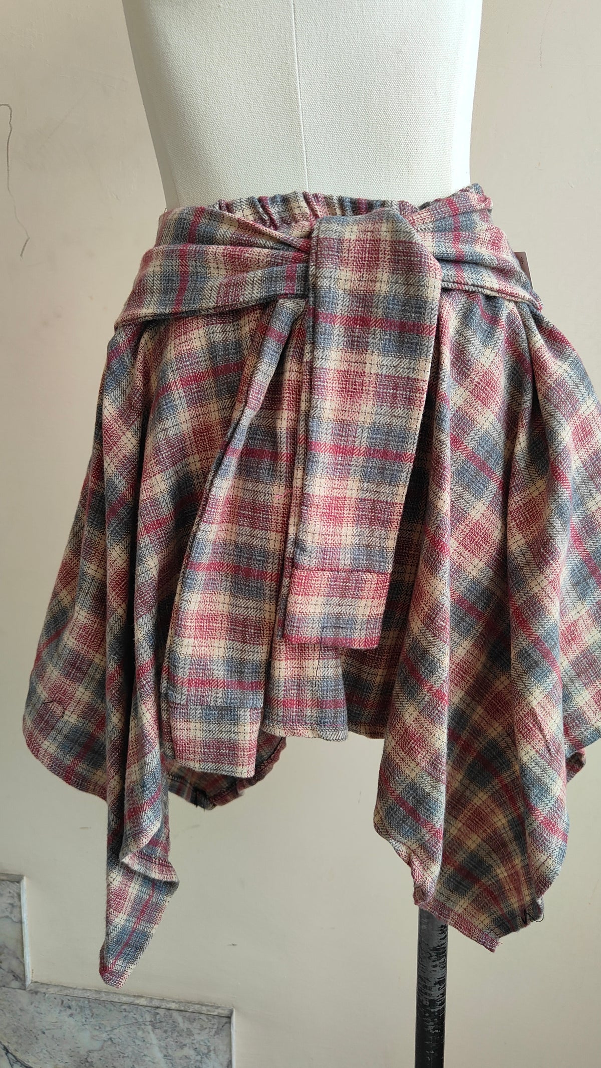 COMPLETO CHECK – CAMICIA & GONNA ASIMMETRICA