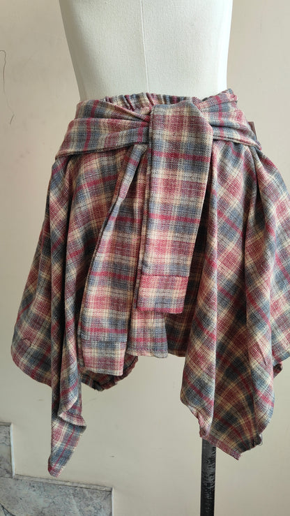 COMPLETO CHECK – CAMICIA & GONNA ASIMMETRICA