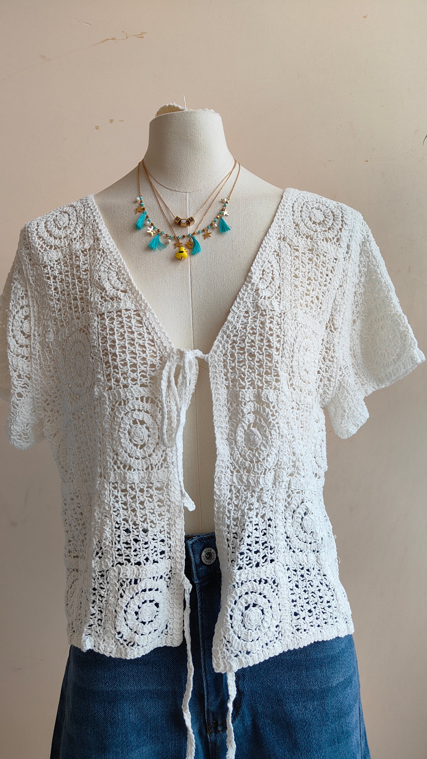 Cardigan Sole di Pizzo