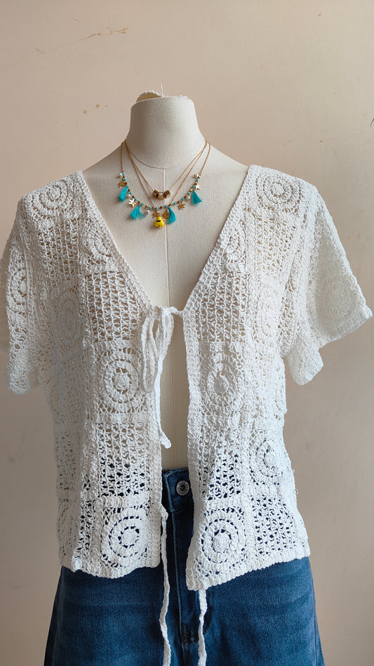 Cardigan Sole di Pizzo