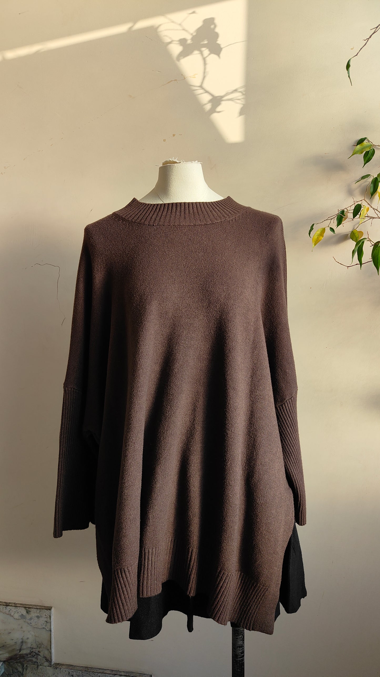 Pullover over bottoni