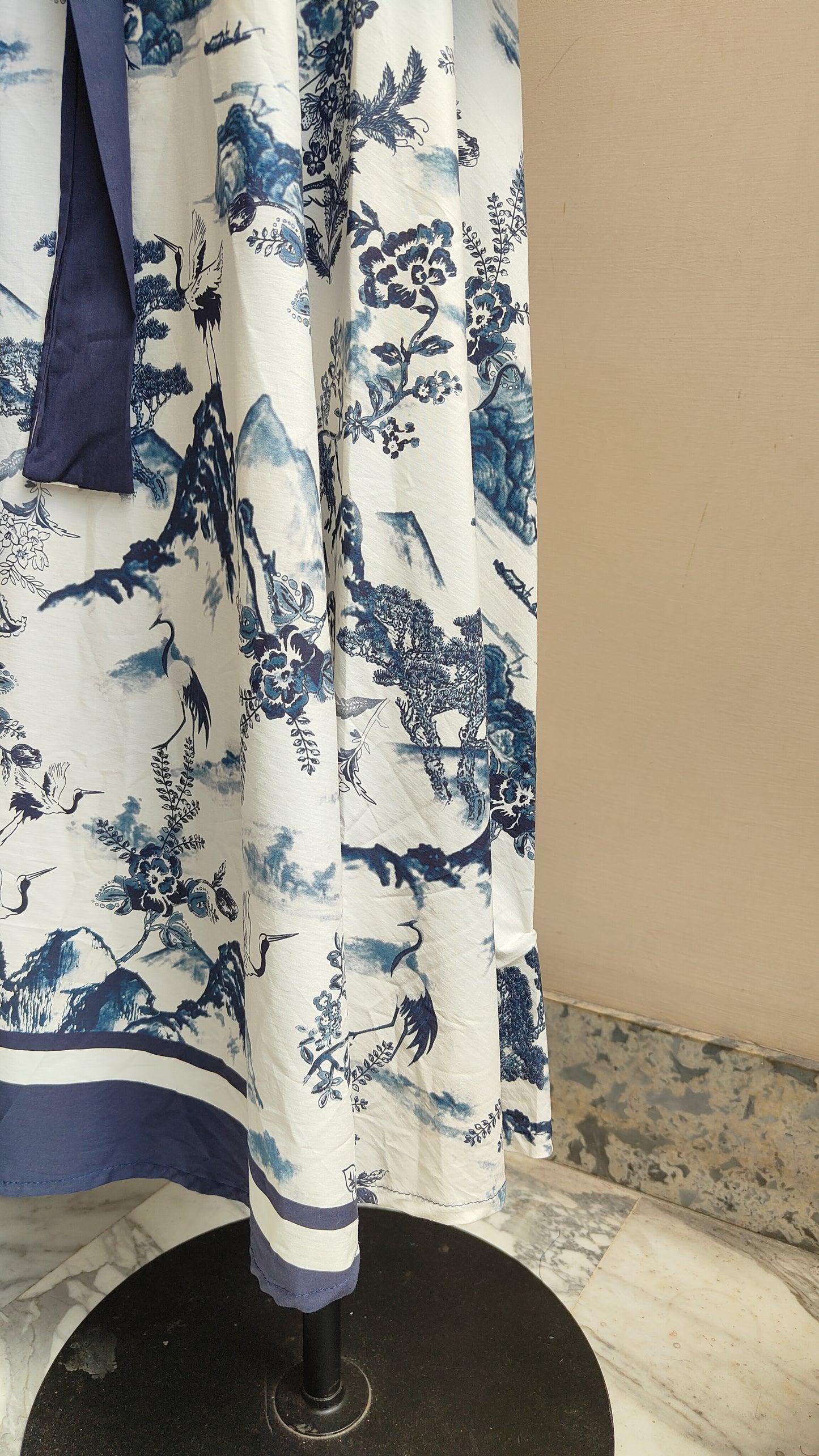 Gonna Toile de Jouy con fiocco