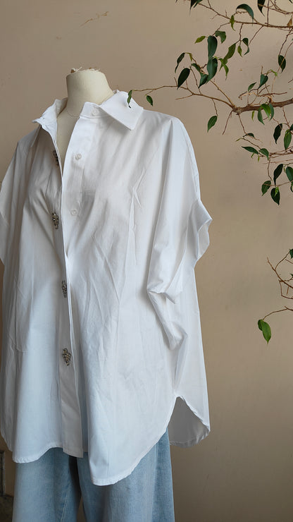 Camicia bottoni gioiello