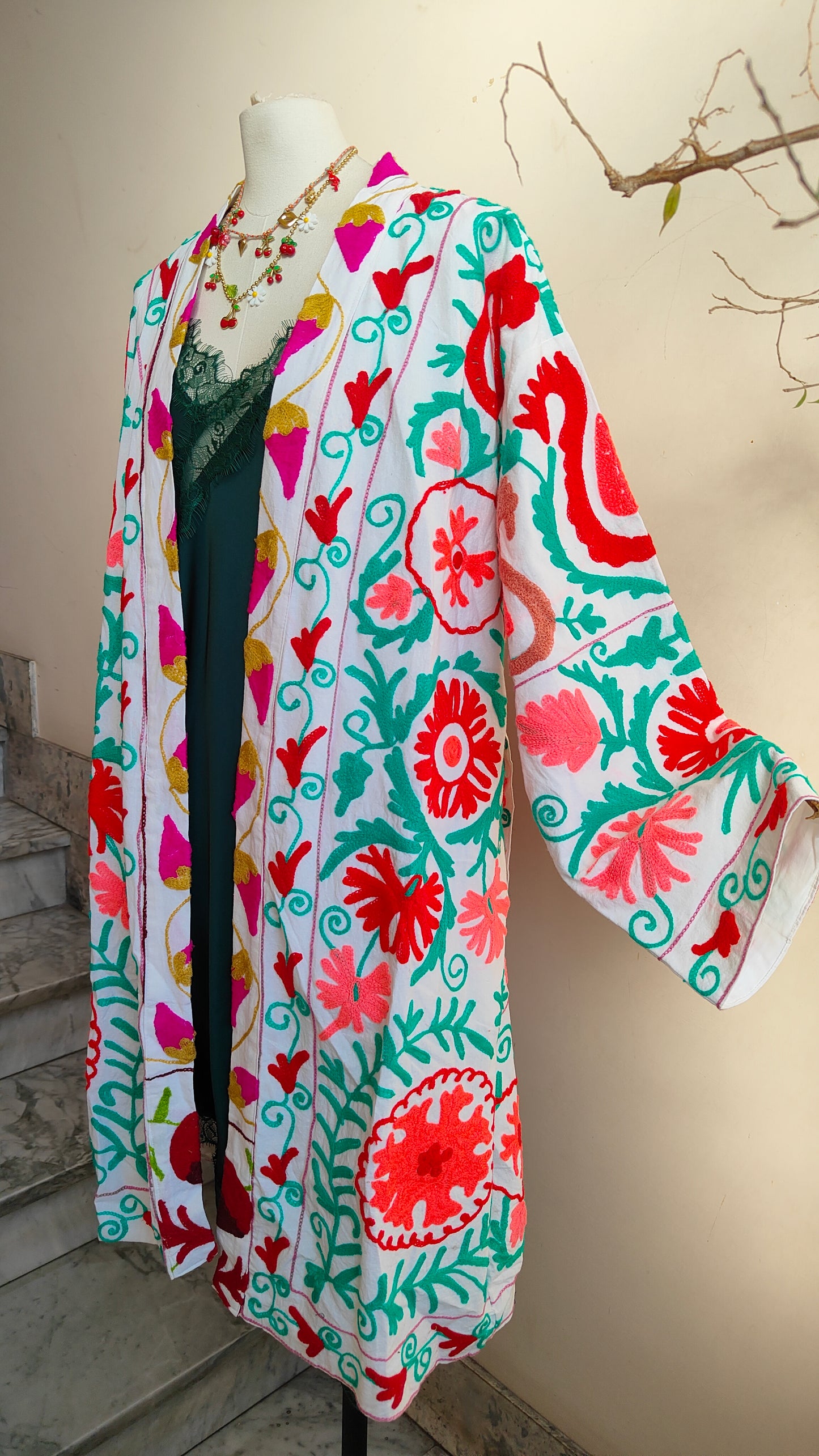 Kimono Statement Ricamato