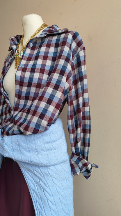 CAMICIA CHECK OVERSIZE