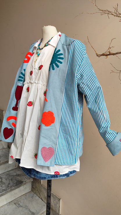 Giacca Boho Denim