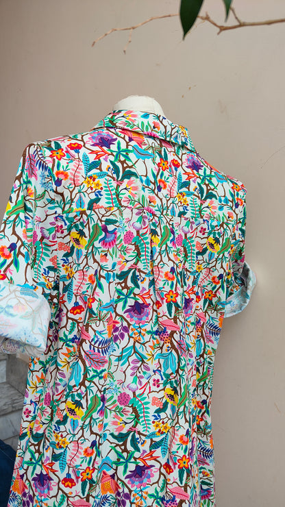 Camicia-abito Botanica