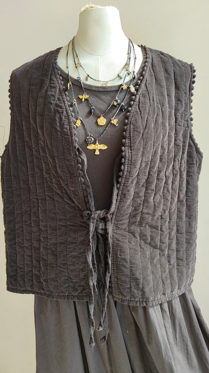 Gilet Trapuntato in Cotone