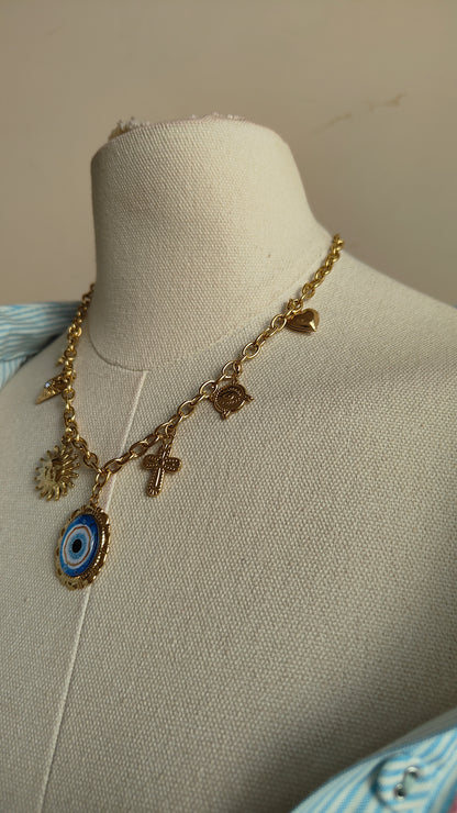 Collane Amuleto Blu