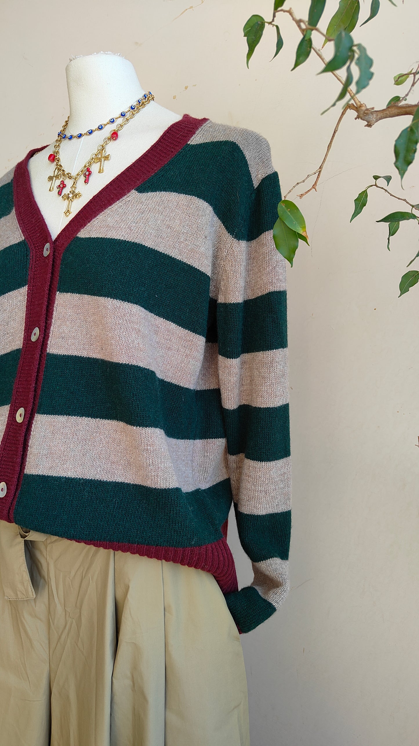 Cardigan Riviera a righe
