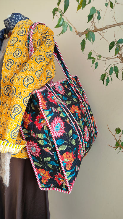 Borsa Trapuntata in Cotone – Maxi