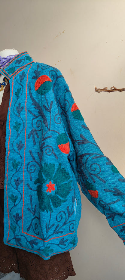 Giacca Boho tasche Canapa