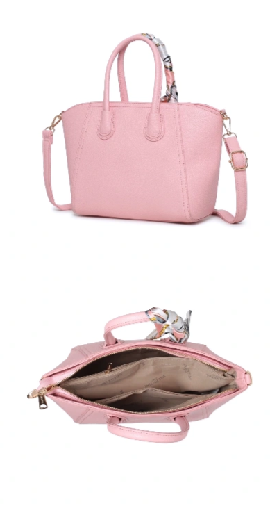 Borsa rigida con foulard